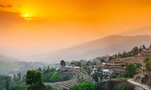 Sunrise in Nagarkot